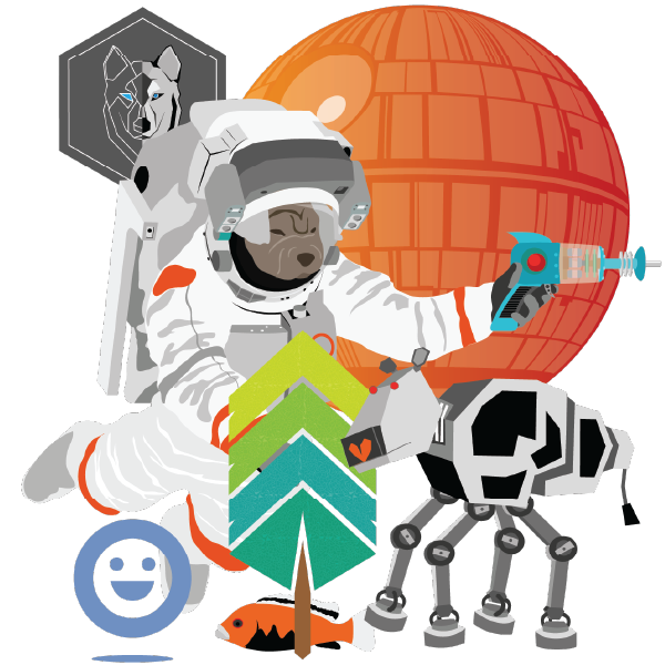 Original colourful Pixel86 graphic design artwork